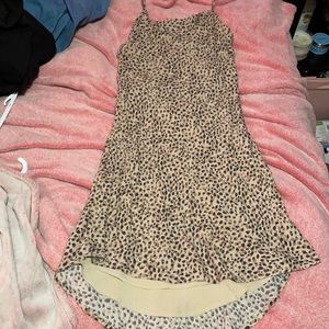 Cheetah print dress